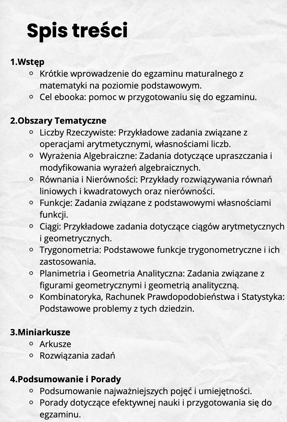 Maturalnik - Matematyka