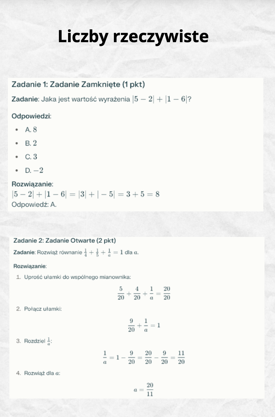 Maturalnik - Matematyka