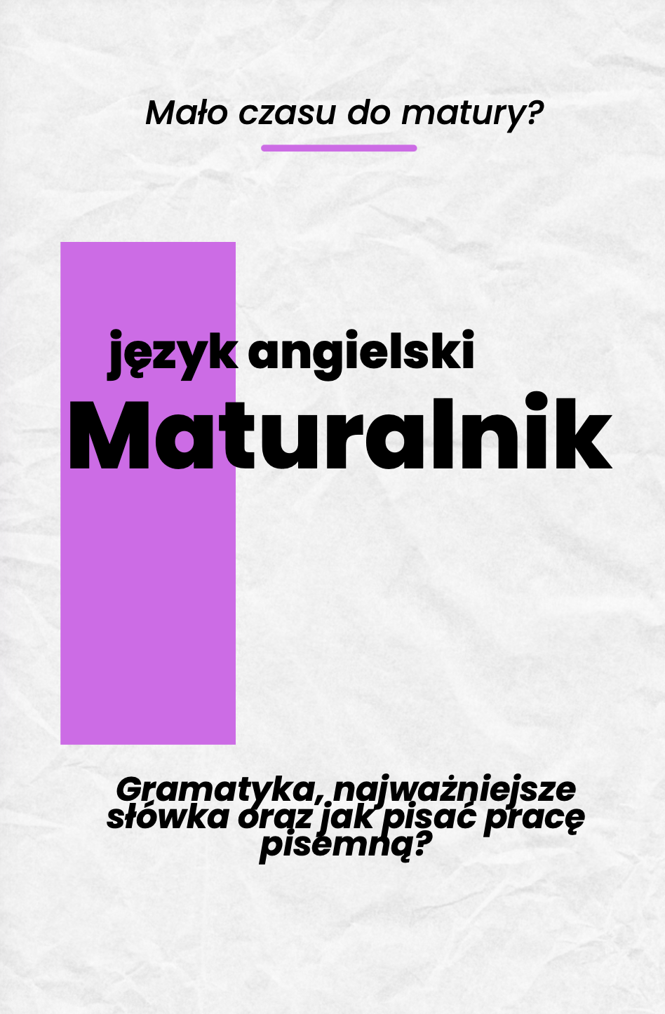 Maturalnik - Język Angielski